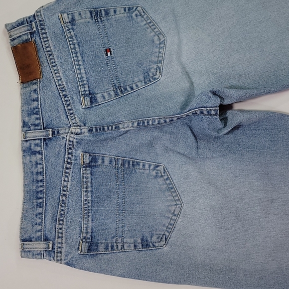 TOMMY HILFIGER JEANS ♡ Vintage Denim Faded 'n Distressed Blue Jeans 6|31 Regular - Picture 15 of 17